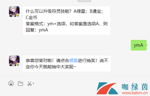 什么可以升级符灵技能？