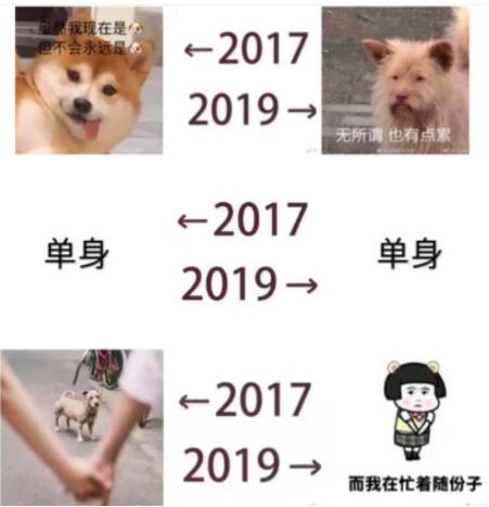 《微信》朋友圈2017-2019对比图分享