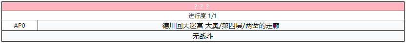 《FGO》德川回天迷宮大奥主线第五幕攻略