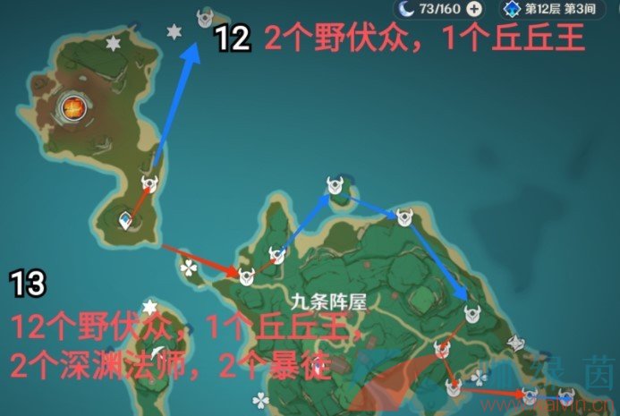 《原神》2.0稻妻锄大地最佳路线图