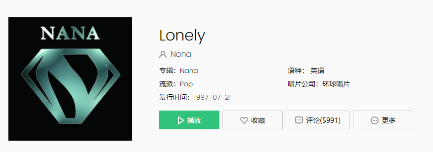 《抖音》Lonely歌曲介绍