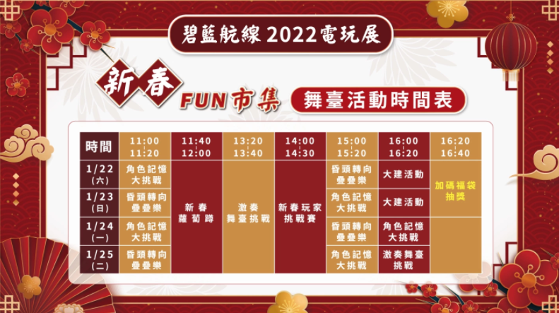 《碧蓝航线》确认2022台北电玩展新春FUN市集主题