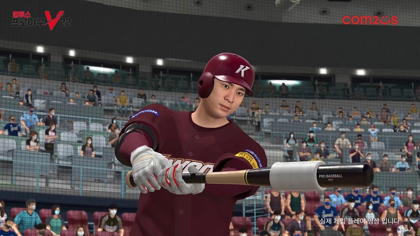 《Com2us Pro Baseball V22》公开游戏首次实机展示