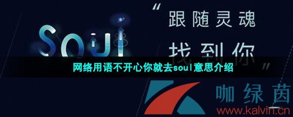 网络用语不开心你就去soul意思介绍