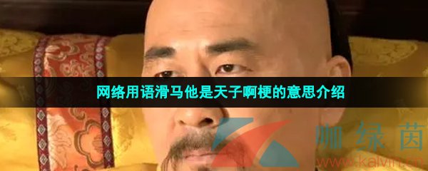 网络用语滑马他是天子啊梗的意思介绍