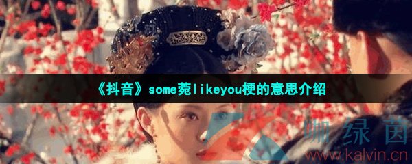 《抖音》some菀likeyou梗的意思介绍