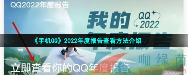 《手机QQ》2022年度报告查看方法介绍