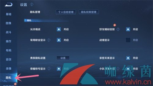《王者荣耀》隐身状态设置方法