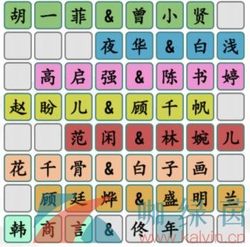 《汉字找茬王》拼出影视cp通关攻略