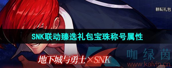 《DNF》2024五一SNK联动臻选礼包宝珠称号属性