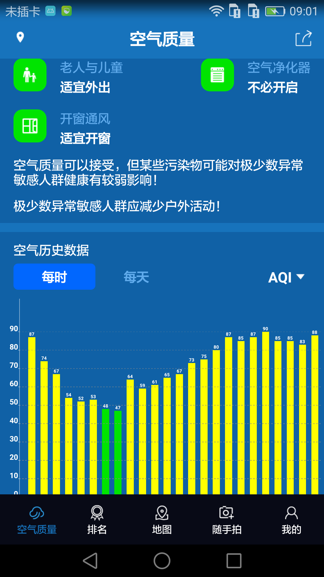 安徽空气质量手机软件app截图