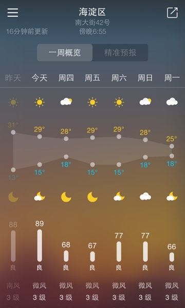 明一天气手机软件app截图