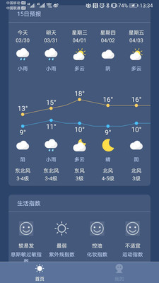 大众天气手机软件app截图