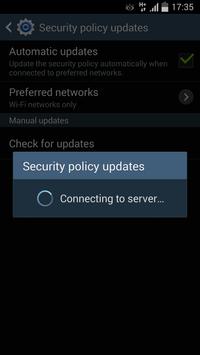 Samsung Security Policy Update手机软件app截图