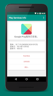 Play Services Info手机软件app截图