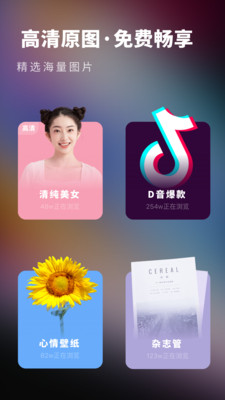 高清壁纸精选手机软件app截图