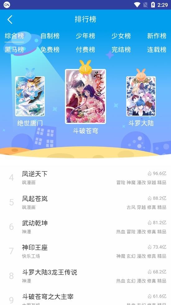 闲人动漫手机软件app截图