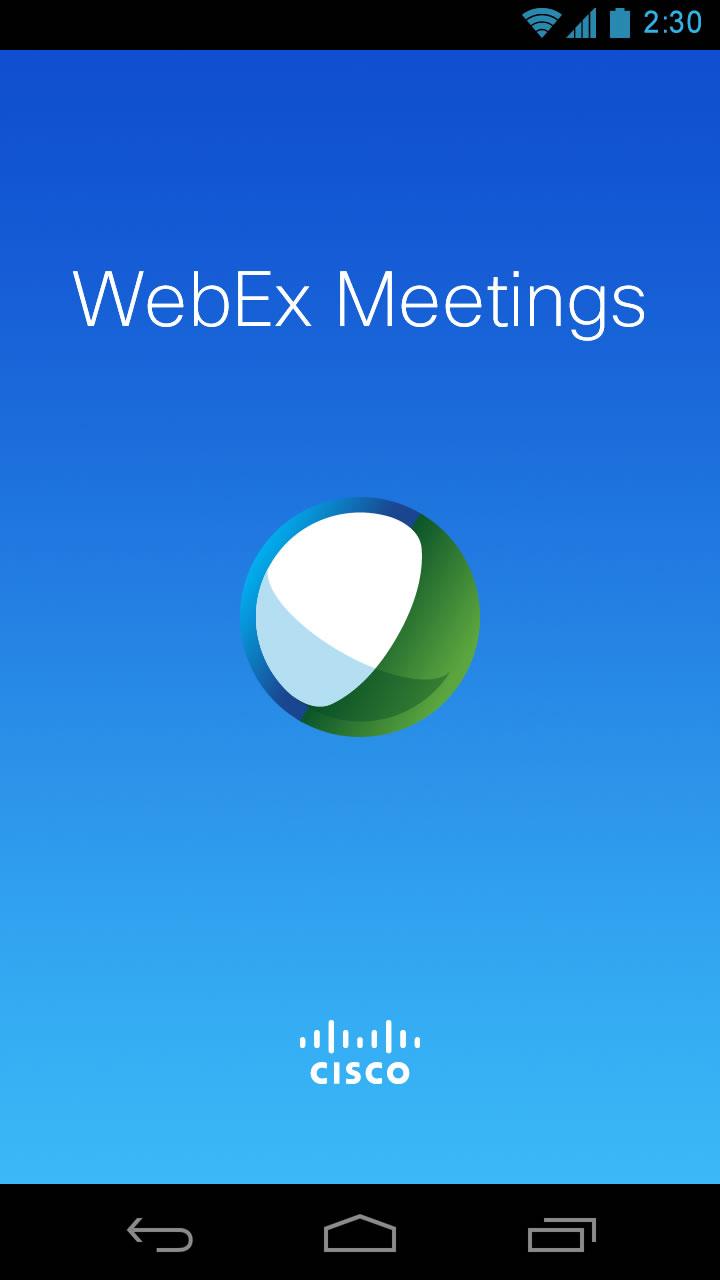 Webex Meet手机软件app截图