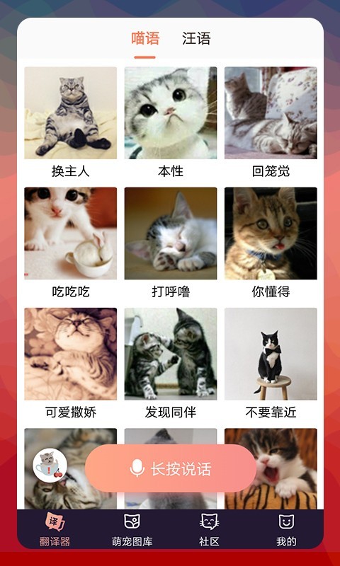 猫语翻译器手机软件app截图