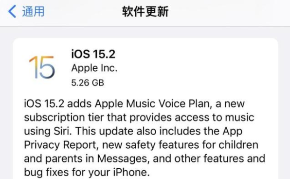 iOS 15.2手机软件app截图