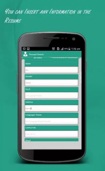 专业简历生成器手机软件app截图