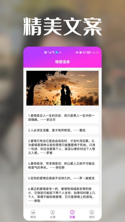 极光壁纸秀手机软件app截图