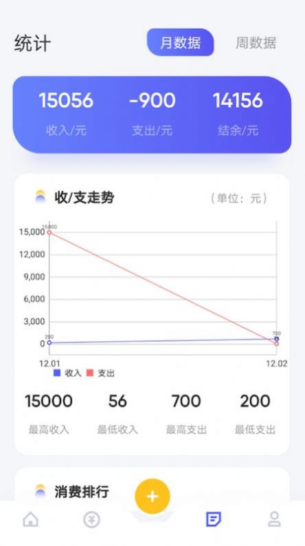 个人记账手机软件app截图