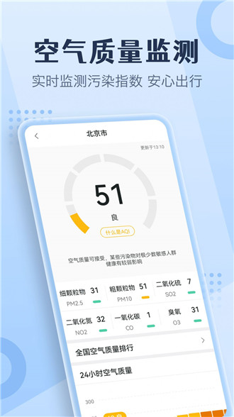 每时天气预报手机软件app截图