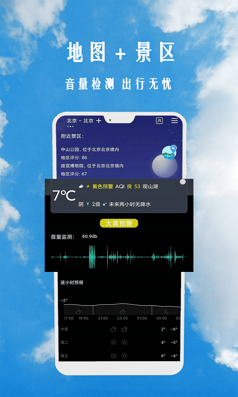 小时代天气预报手机软件app截图