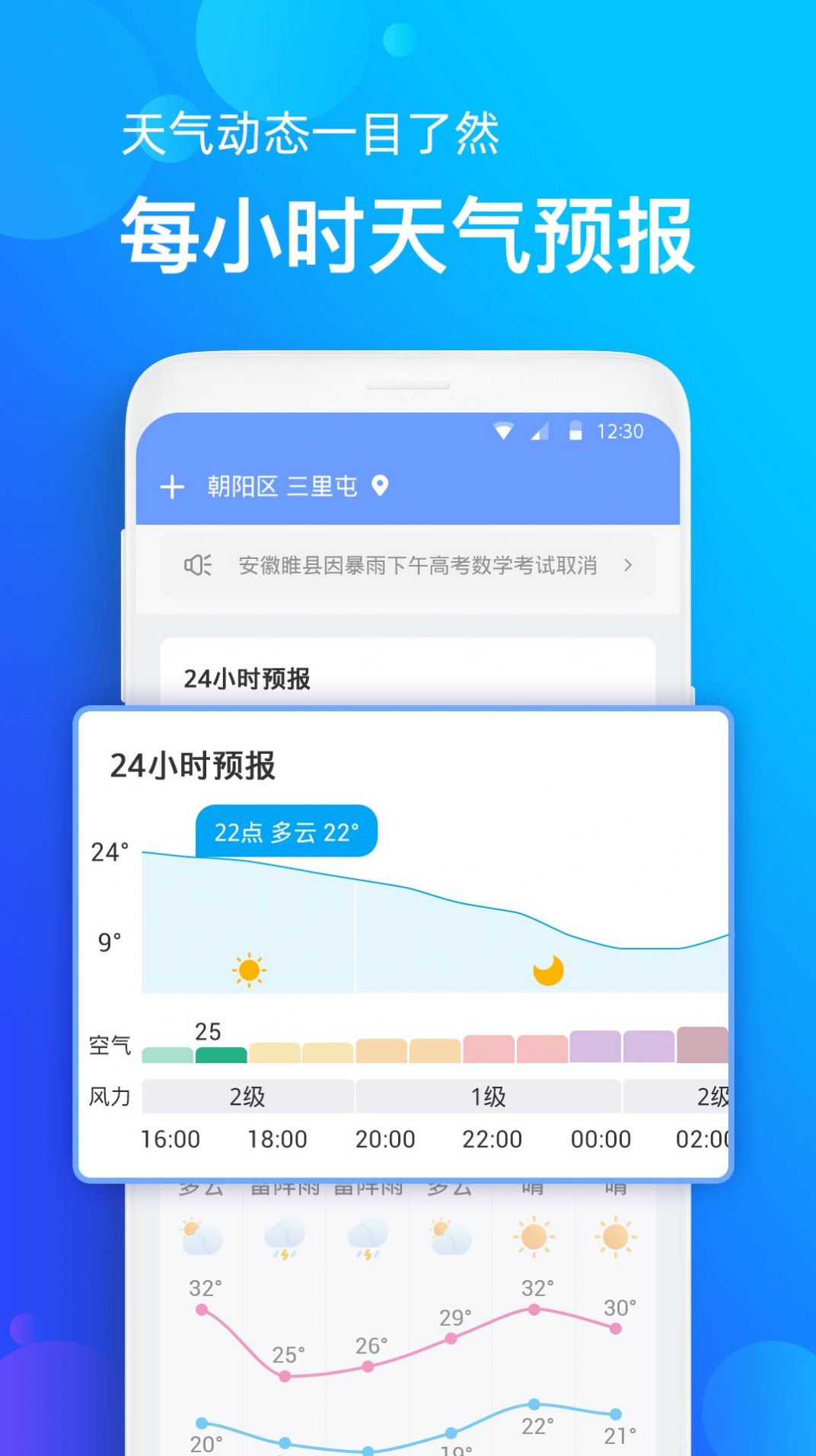 全国天气播报手机软件app截图