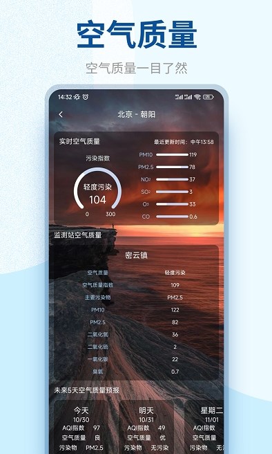 百味天气手机软件app截图