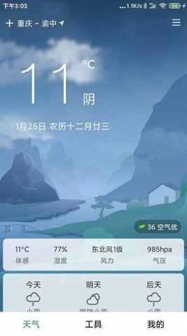 大天气字号手机软件app截图