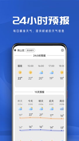 悠悠天气手机软件app截图