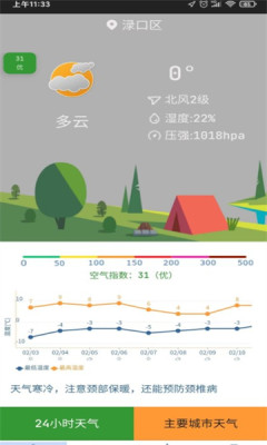 隆通天气预报手机软件app截图