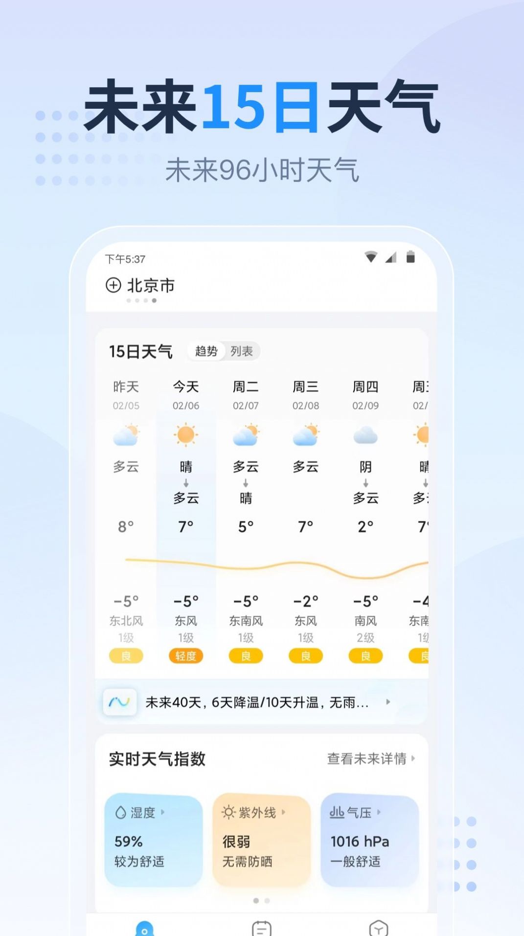 广东本地天气预报手机软件app截图