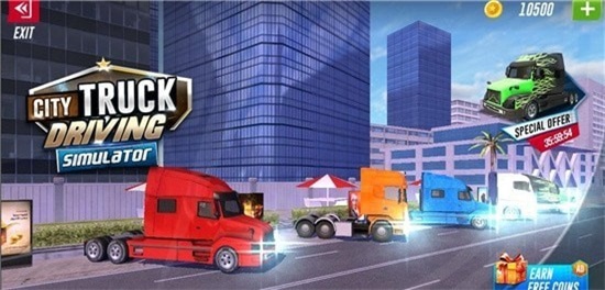 City Truck Driving Simulator手游app截图