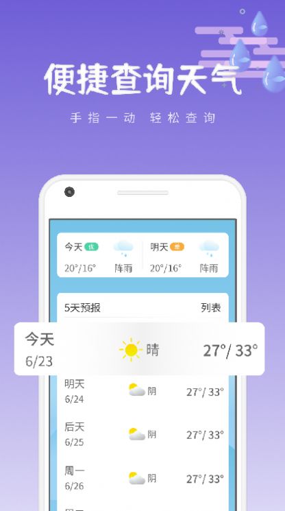 绪风气候预报手机软件app截图