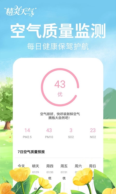 精灵天气手机软件app截图