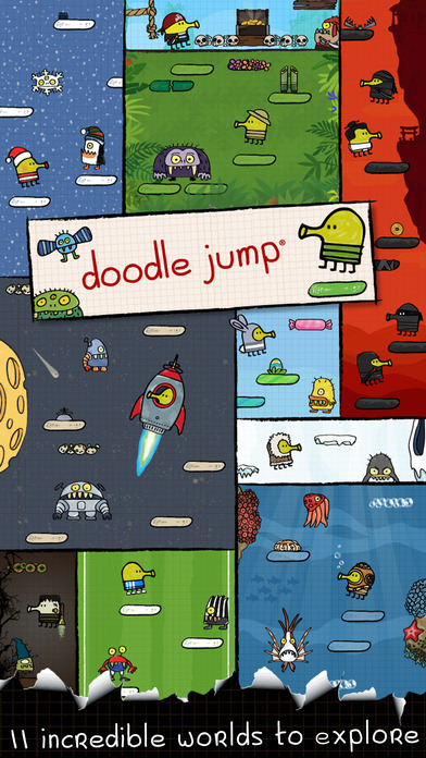 doodle jump手游app截图