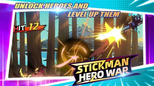 Stickman Hero War手游app截图