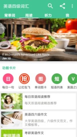 英语四级词汇手机软件app截图