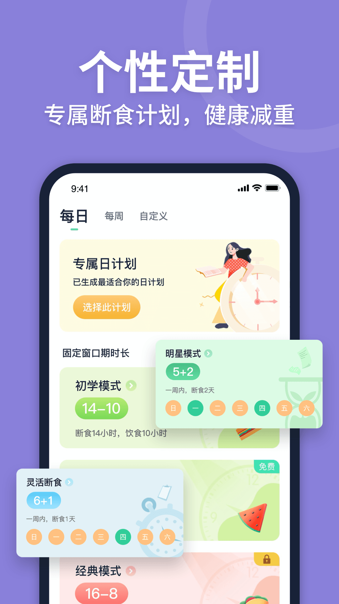 Fasting轻断食手机软件app截图