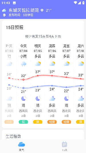 雷公天气预报手机软件app截图