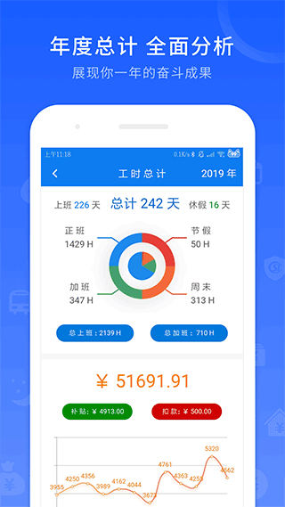 工时记录手机软件app截图