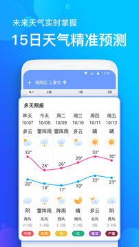 手机天气预报手机软件app截图