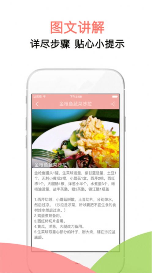 减肥断食食谱手机软件app截图