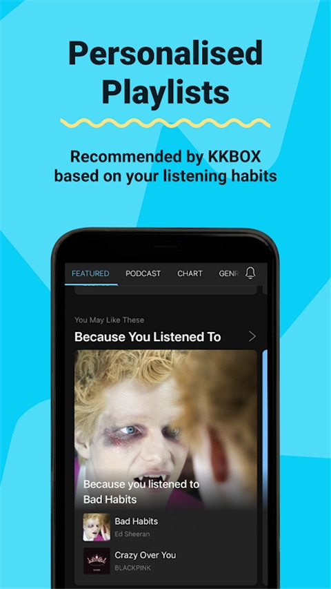 kkbox音乐手机软件app截图