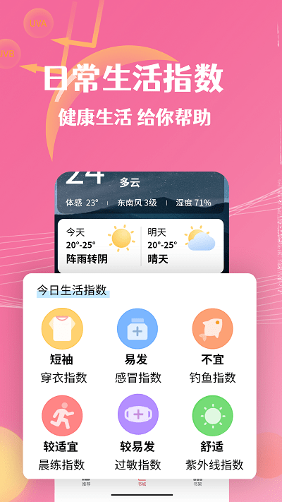 朝闻天气手机软件app截图