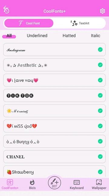 酷炫字体键盘和主题手机软件app截图