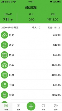 蚂蚁记账手机软件app截图